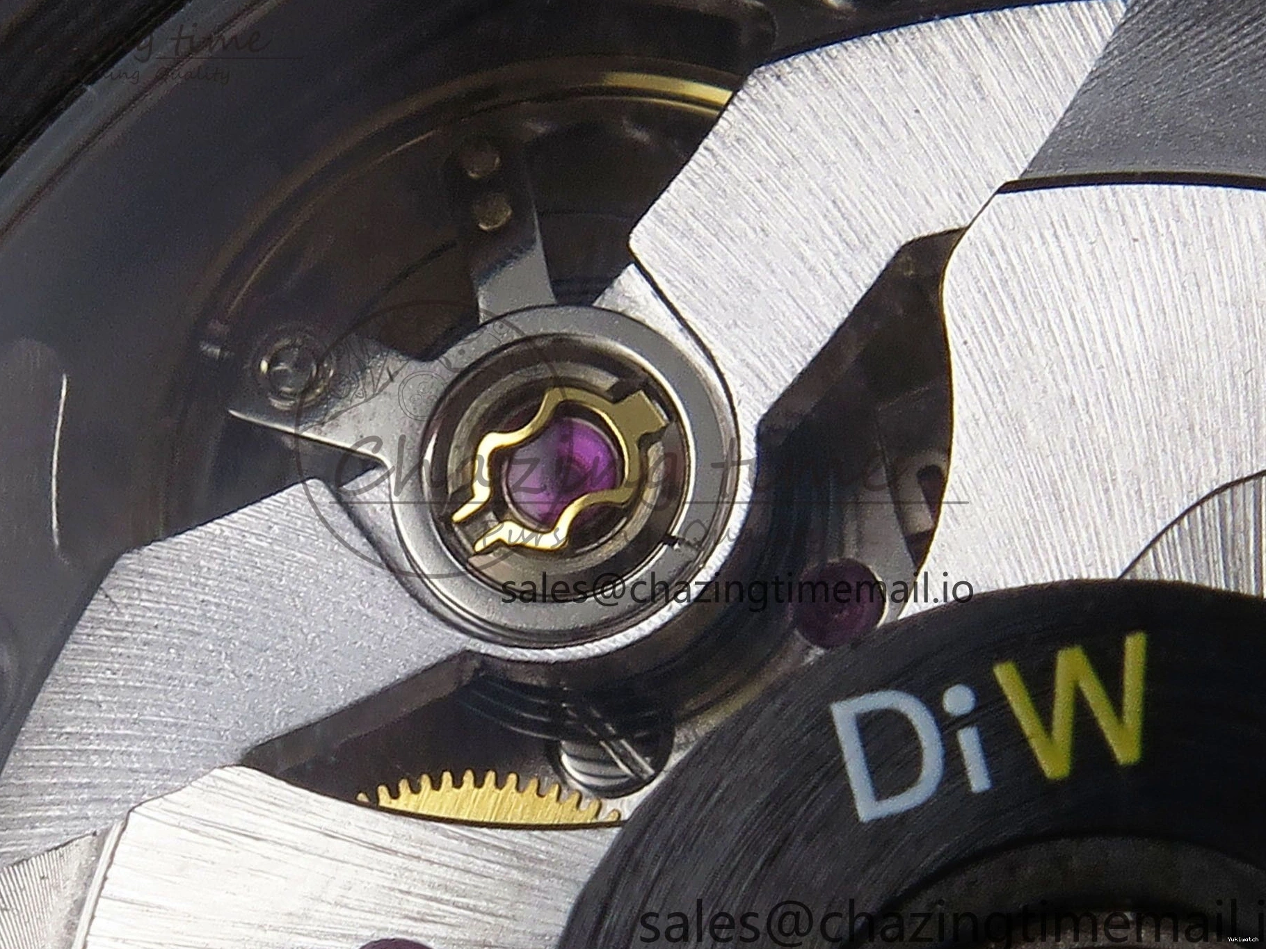 Clone Gray Gray Dial Space DIW Daytona Nylon Mission Textured Strap A4130 on 0228